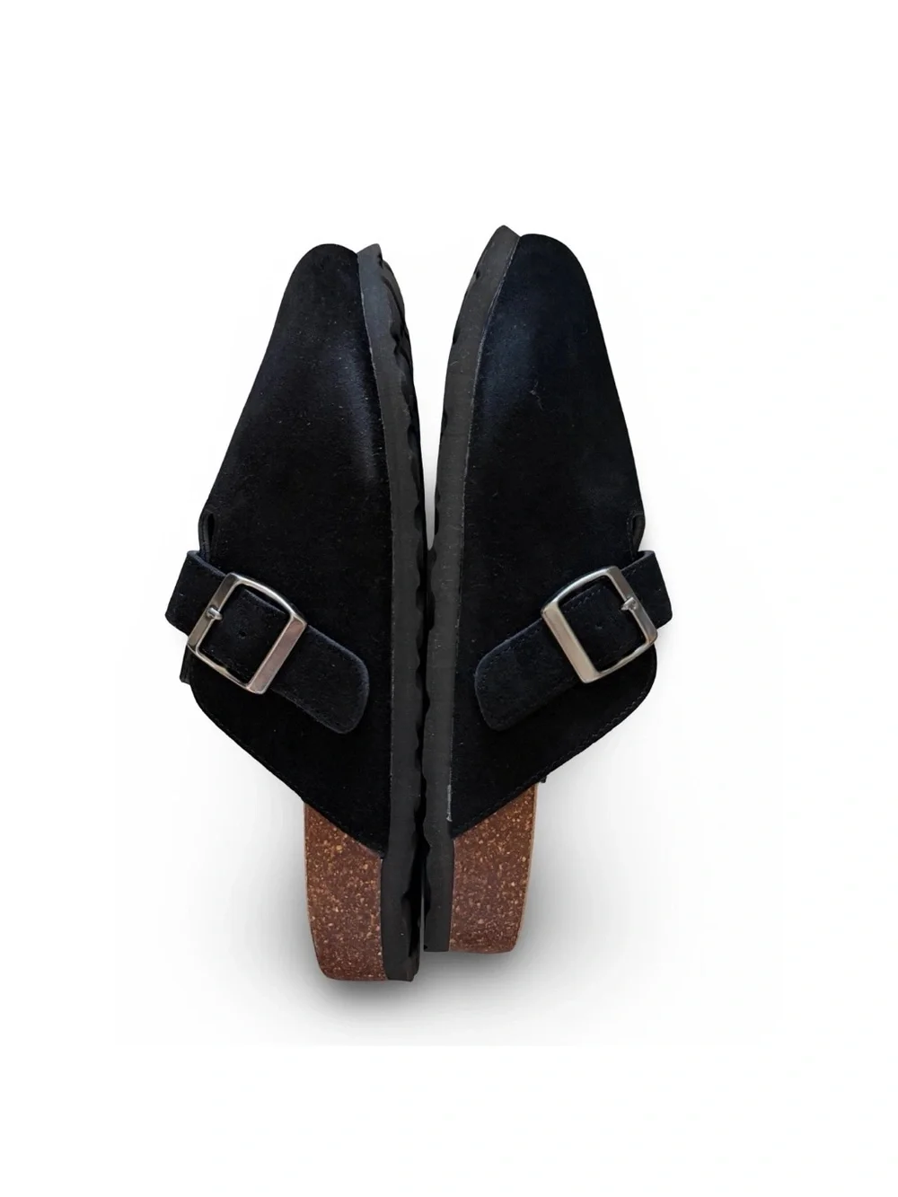 NIB Odoly Black Suede Slip-On Clog for Men, Size 12